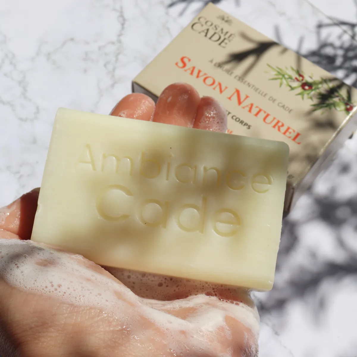 Ambiance Cade savon huile de cade bio 100g peaux mixtes