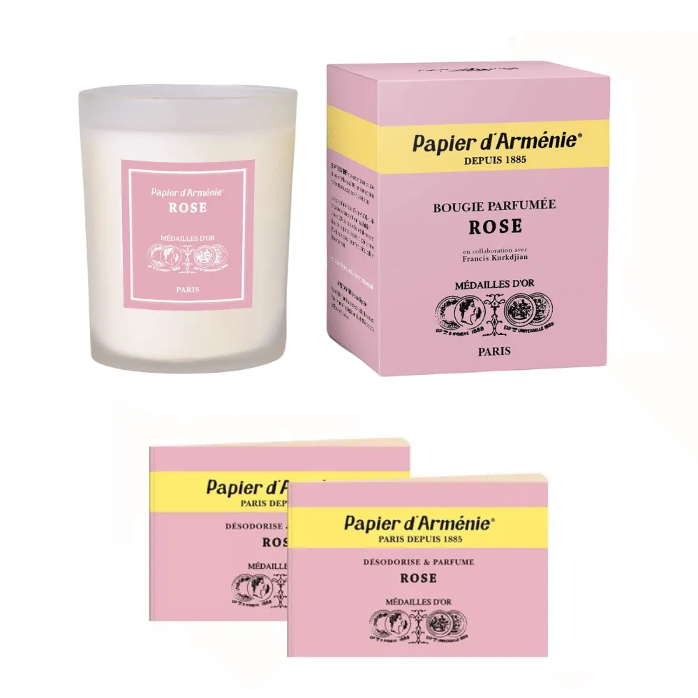 Papier d’Arménie pack bougie + 2 carnets oriental