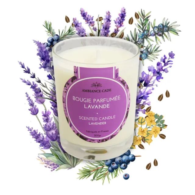 Ambiance Cade Bougie Parfumée naturelle 180 g