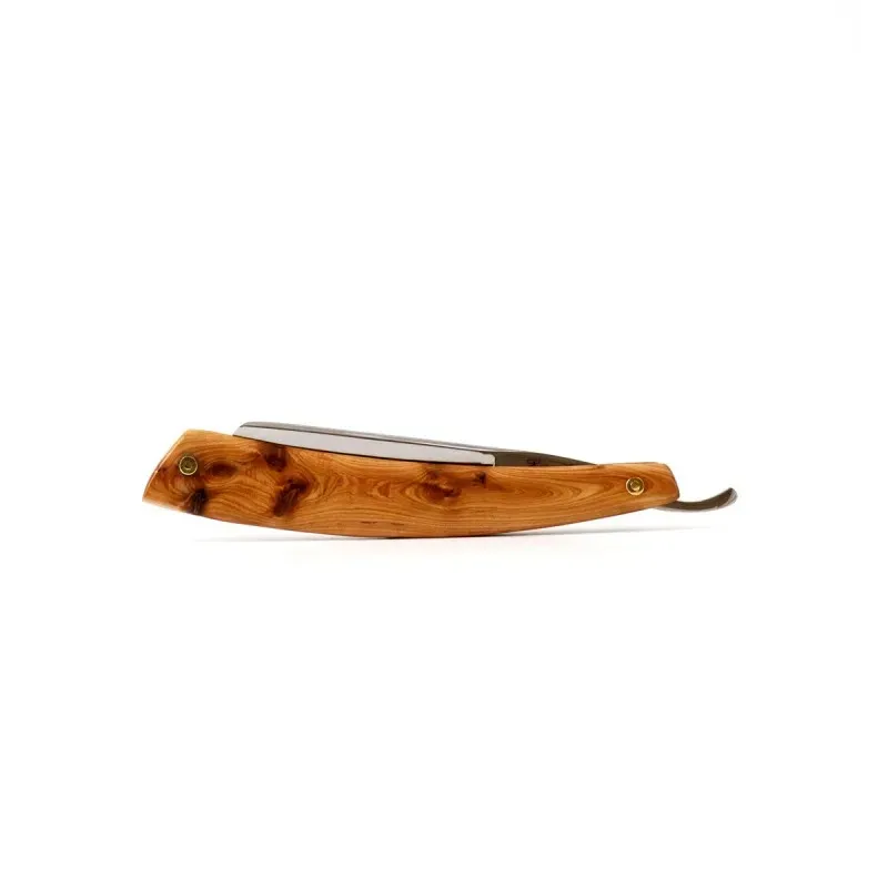 Gentleman Barbier 5/8ème Bois de Cade coupe-choux acier carbone
