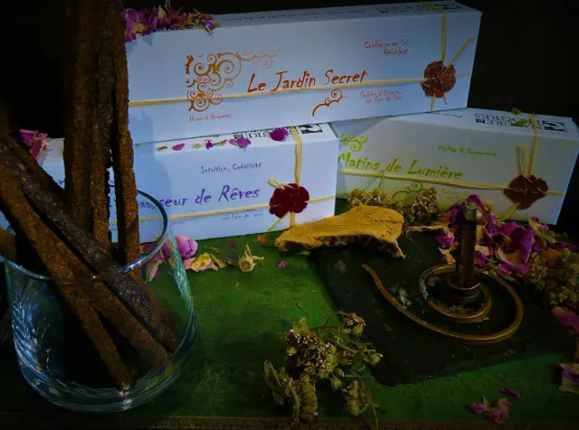 Parfums d'encens Coffret Inspiration Respiration coffret encens bio