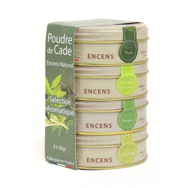 Ambiance Cade Sélection Aromatique poudre encens 4x35g