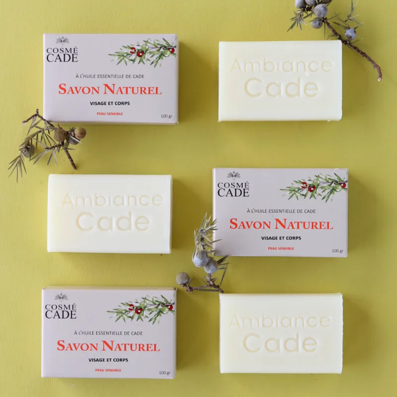 Ambiance Cade savon huile de cade bio lot de 3 100 g