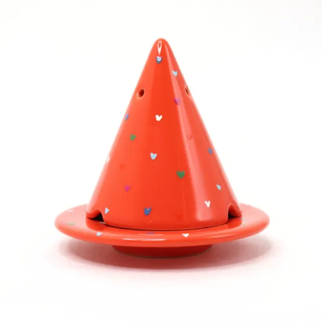 Ambiance Cade Merlin Petits Cœurs Orange diffuseur encens 12 cm