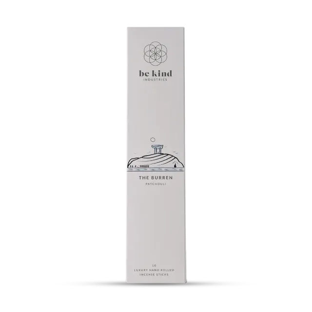 Be Kind The Burren Patchouli encens 10 bâtons patchouli